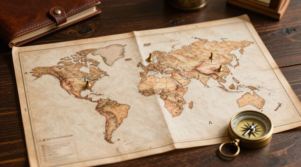 Pays daccueil expatriation — Carte monde destinations
