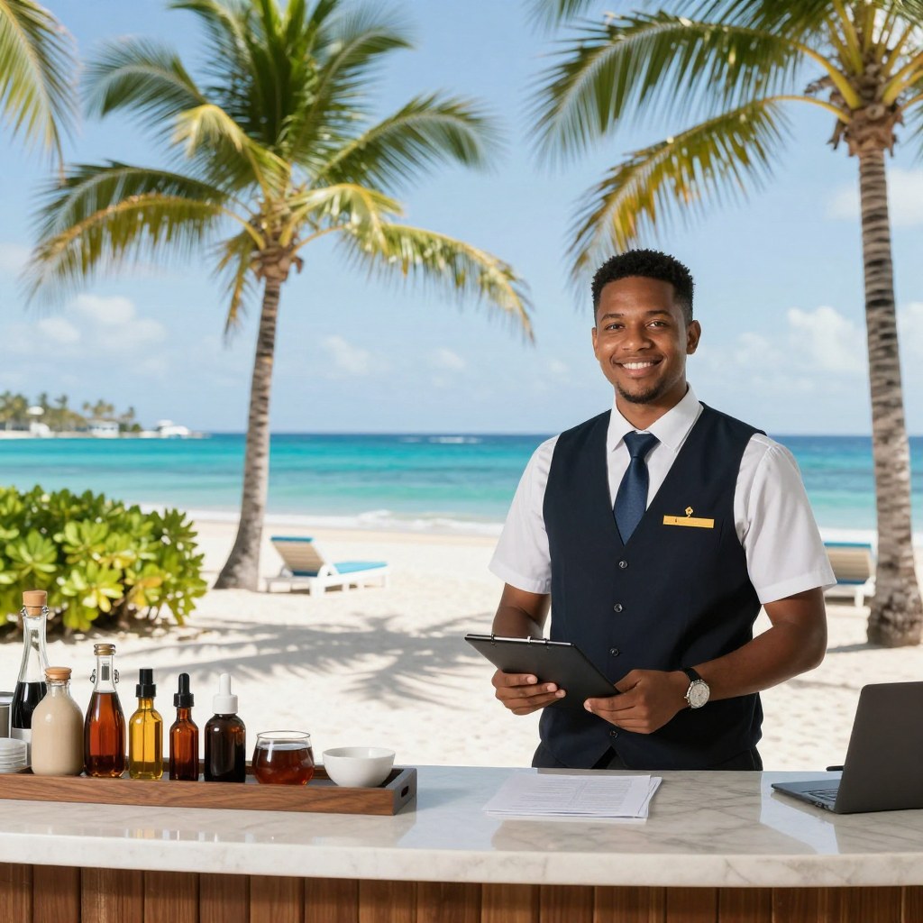 Emploi hôtellerie aux Caraïbes : resorts, salaires USD/EUR et démarches 2026