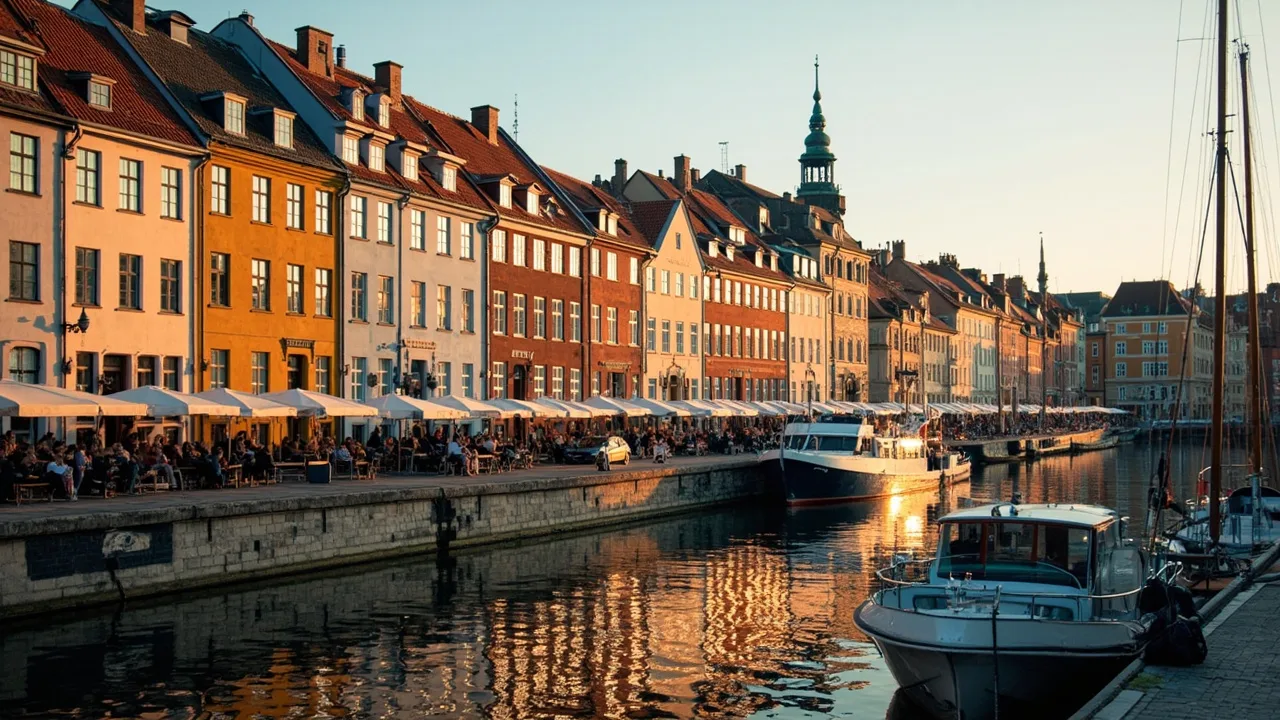 Travailler en Suède : front de mer de Stockholm et vieille ville